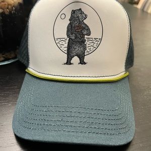 prAna trucker hat. FREE HUGS.